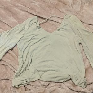 Laced back long sleeve